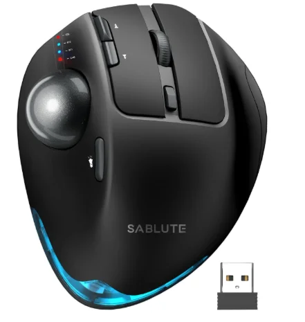 Sablute MAM1 Pro Wireless Trackball Mouse prod