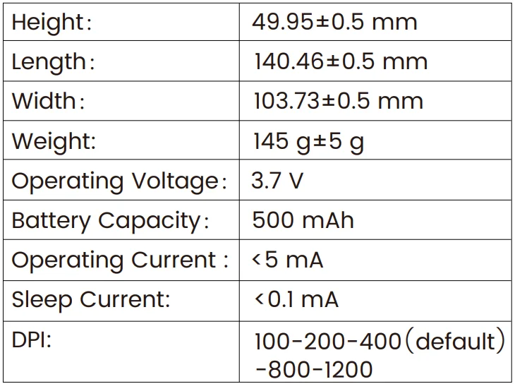 Sablute MAM2 Wireless Trackball Mouse 2