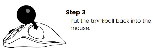 Sablute MAM2 Wireless Trackball Mouse 7