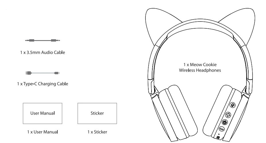 iClever BTH21 Kids Bluetooth Headphones 1