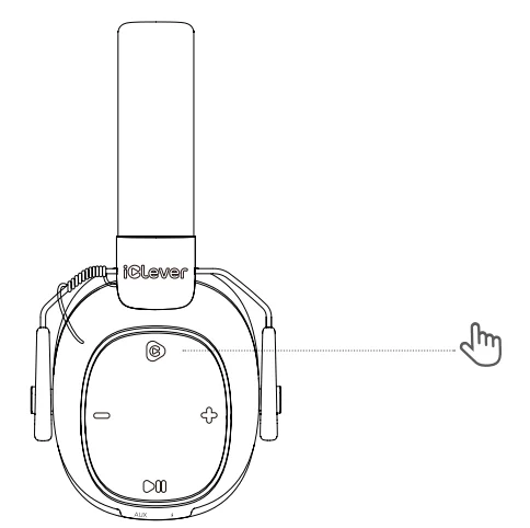 iClever EM02 Noise Cancelling Headphones 3
