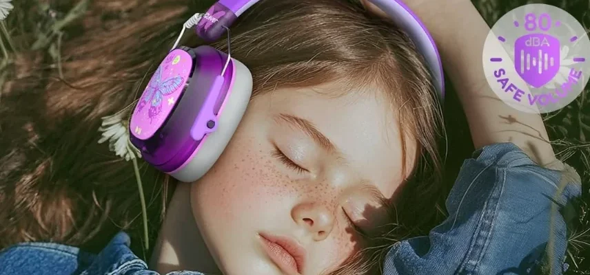 iClever EM02 Noise Cancelling Headphones feat