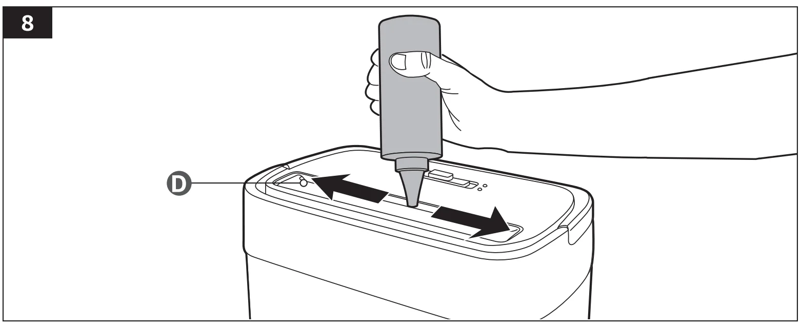 Amazon Basics 8-Sheet Cross Cut Paper Shredder 10