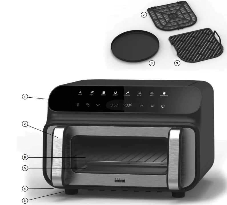 Bella 5-in-1 Pro Series Air Fryer 1