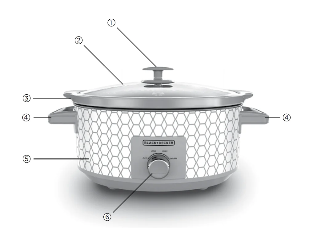 Black Decker SC2007D 7-Quart Slow Cooker 1