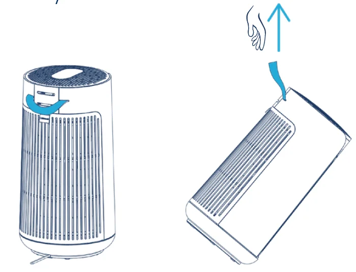 Blueair ComfortPure 3-in-1 T10i Air Purifier Fan Heater 24