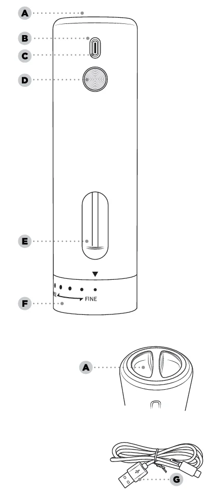 CÜRAA Automatic Pepper Grinder Manual CÜRAA Automatic Pepper Grinder 1