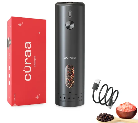 CÜRAA Automatic Pepper Grinder Manual CÜRAA Automatic Pepper Grinder prod