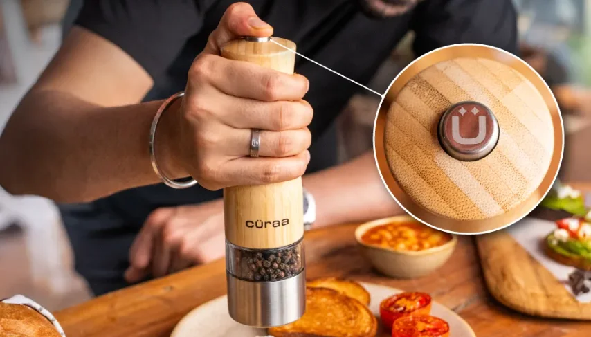 CÜRAA Automatic Pepper Mill feat