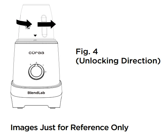 CÜRAA BlendLab Mixer Grinder Manual CÜRAA BlendLab Mixer Grinder 4