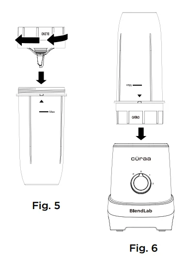 CÜRAA BlendLab Mixer Grinder Manual CÜRAA BlendLab Mixer Grinder 5