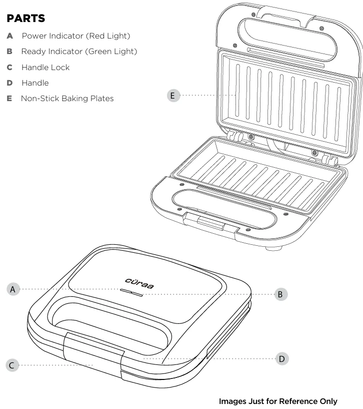 CÜRAA Grill Neo Sandwich Griller 1