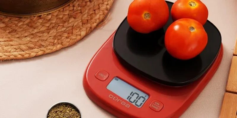 CÜRAA Kitchen Weighing Scale feat