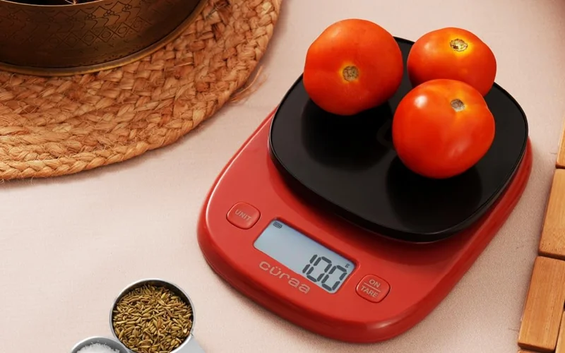 CÜRAA Kitchen Weighing Scale feat