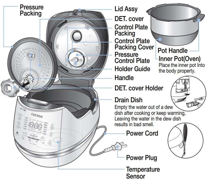 Cuckoo 10-cup Induction Heating Pressure Rice Cooker 4