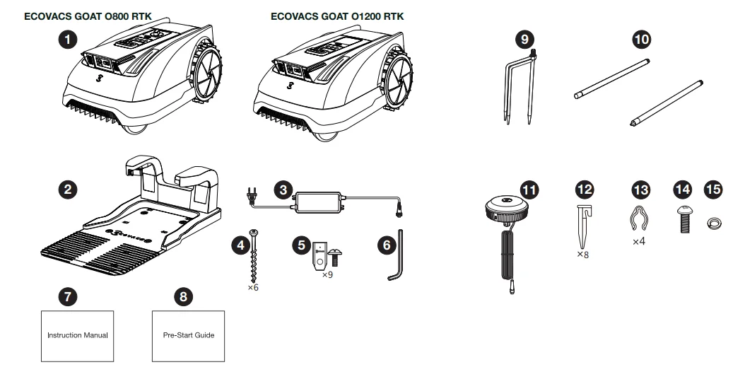 Ecovacs GOAT 0800 RTK 1