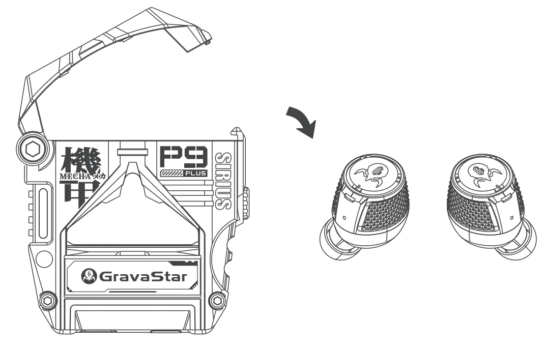 GravaStar Sirius Plus Wireless Earbuds 5