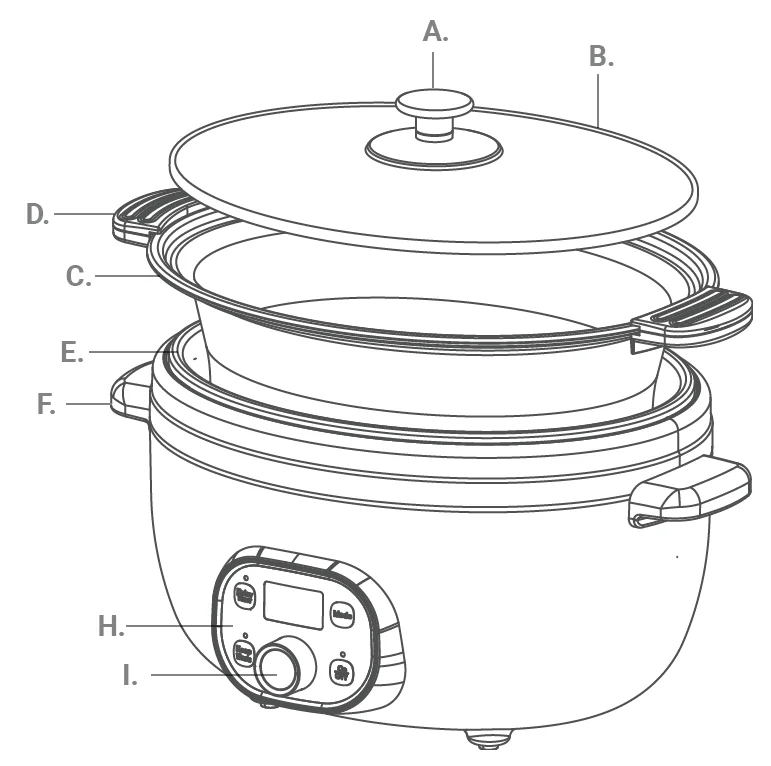 GreenLife 6QT Slow Cooker 1