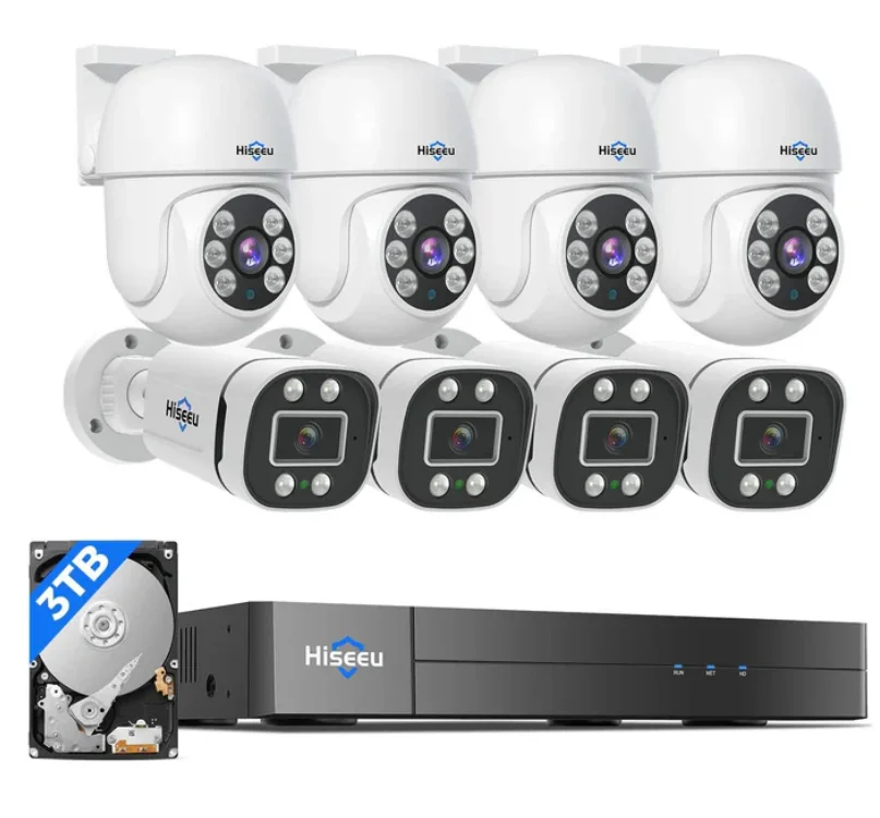 Hiseeu 16CH 3K Wired Security Camera System PRODUCT IMAGE
