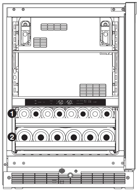 KitchenAid Beverage Center with Metal-Front Racks 22