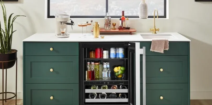 KitchenAid Beverage Center with Metal-Front Racks featured image