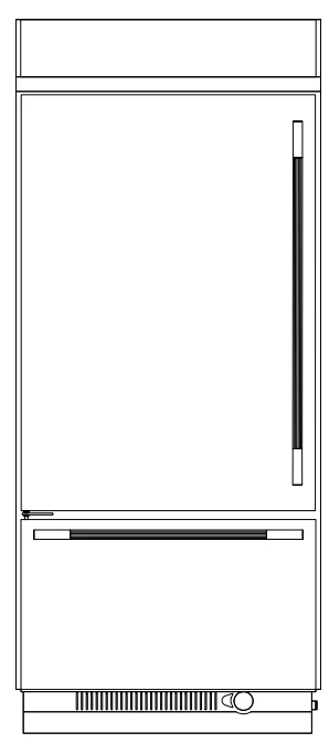 KitchenAid Bottom Mount Refrigerator 1