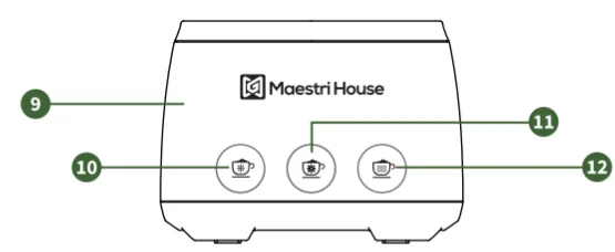 Maestri House MHMF05 Detachable Milk Frother 2