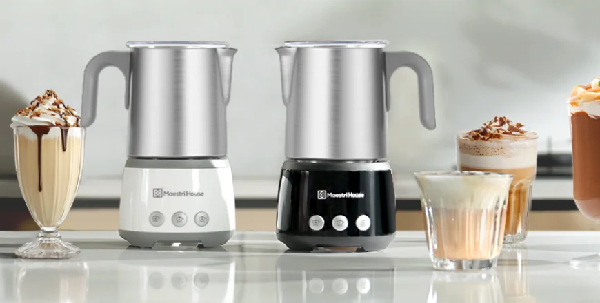 Maestri House MHMF05 Detachable Milk Frother feat