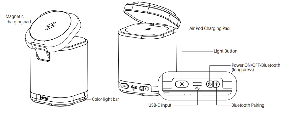 POWER TOWER Dual Charging Speaker 1
