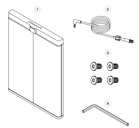 Pawport Outdoor Pet Door 1