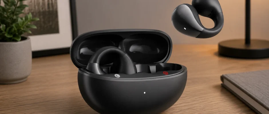 QCY Crossky C30 Open Ear Headphones feat