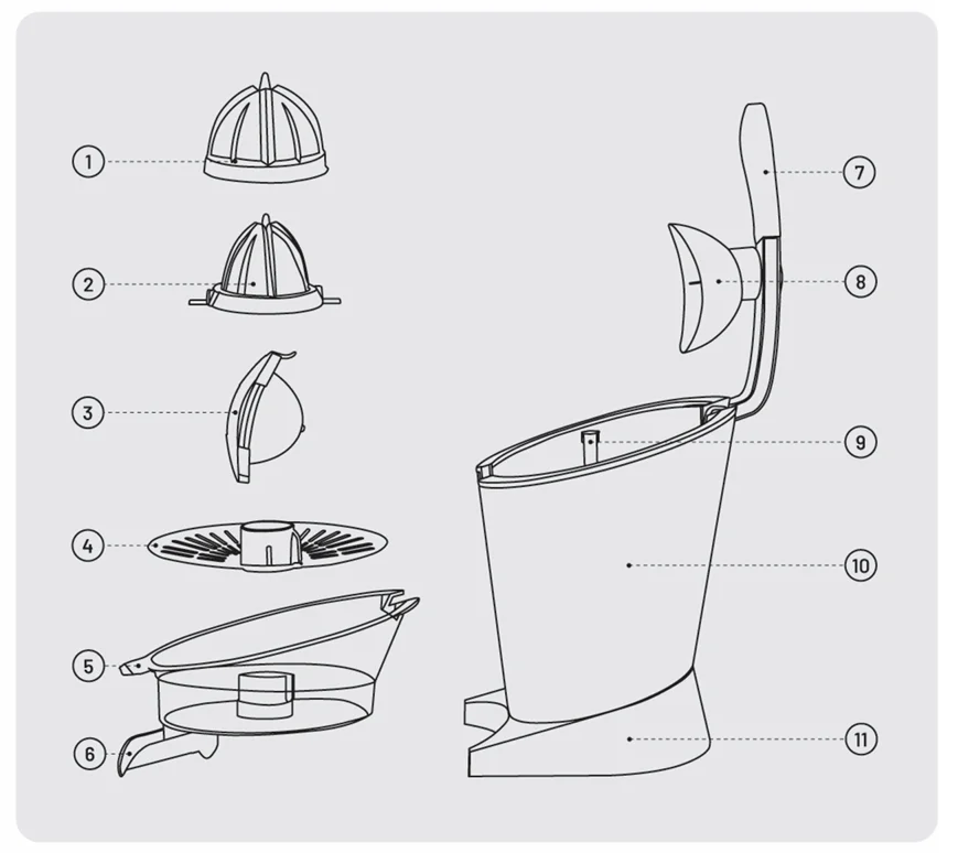 Zulay Kitchen Electric Citrus Juicer 2