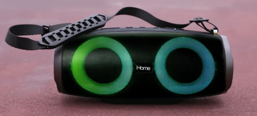 iHome iBT915B Bluetooth Speaker feat