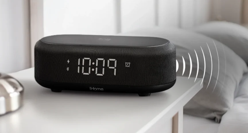 iHome iBTW112 Bluetooth Alarm Clock feat