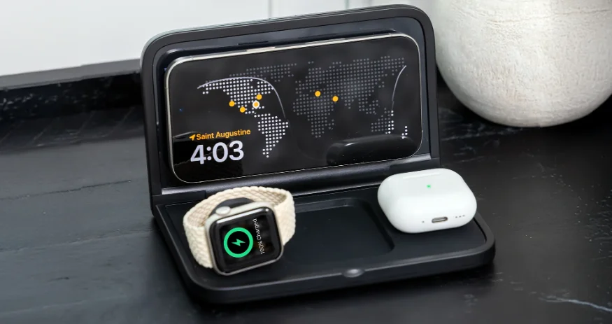 iHome iWW7 Triple Charging Clock feat